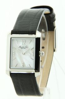 Kenneth Cole Leather Fashion MOP Womens Watch KC2567
