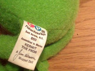 1976 Jim Henson Kermit The Frog Muppets Poseable