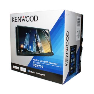Kenwood DDX 719 In Dash Double DIN 6.95 WVGA DVD Receiver