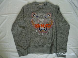 Kenzo Paris Tiger Sweater Green Small s BLOGGER Sold Out Must Have