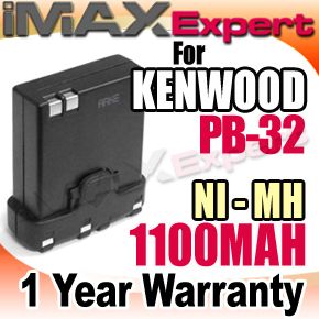1AH PB 32 Battery for Kenwood TH 22AT TH 42A TH 79a