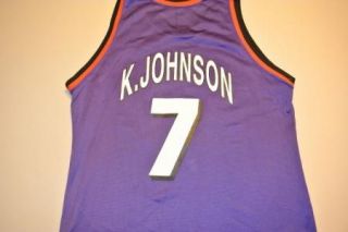 Kevin Johnson Phoenix Suns Jersey Size 44 Purple