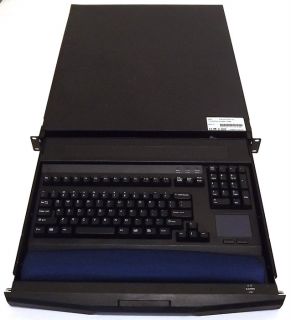 Austin Hughes Rackmount Keyboard Drawer 1RU Touchpad PS2 USB KVM DWU