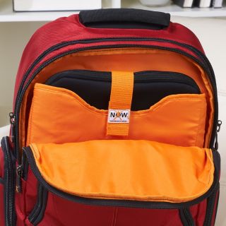 Phil Keoghan Amazing Race Now Backpack with Laptop Organizer  Red