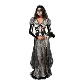 Boneyard Bride Womens Skeleton Costume Sz XL