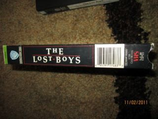 RARE Original 1987 The Lost Boys VHS Video Sleep All Day Party All