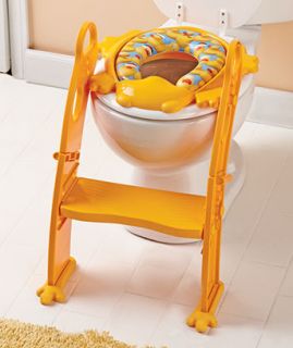 Potty Seat With Step makes it easy for children to reach the toilet