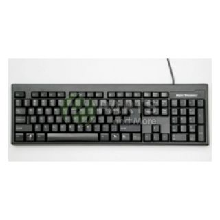 Keytronic Keyboard KT400P2 PS2 Black Large L Shape Enter Key Retail