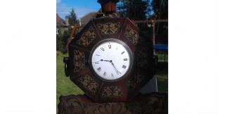 King William IV Mahogany Brass Inlaid London Verge Bracket Clock 1810