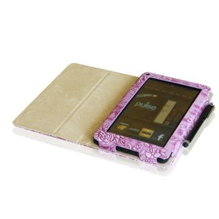 Kindle Fire Embossed Flower Case Cover Car Charger USB Cable Protector
