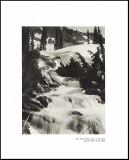 1903 Darius Kinsey Book Print Image of Paradise River WA in July Snow