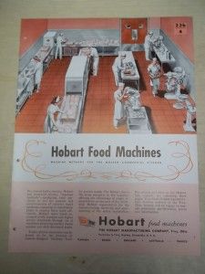 Manufacturing Brochure~Commercial Kitchen Appliances~Catalog~1946