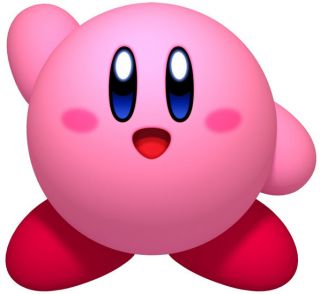 Kirby waving to you from the Kirbys Dream Collection