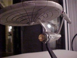 **STARSHIP ENTERPRISE*PEWTER by The Franklin Mint 1988 Model & Stand