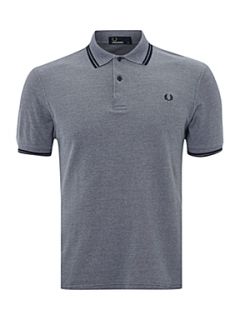 Fred Perry Twin tipped Oxford polo shirt Indigo   