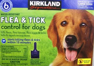 Kirkland Signature Flea Tick Control for Large Dogs 6 Month Supply