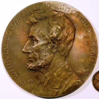 1909 Abraham Lincoln Centennial Grand Army of The Republic Medal