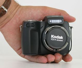 Kodak includes a lens cap (with retaining strap) to protect that 10X