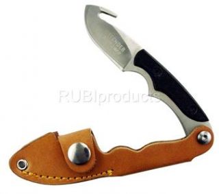 2pc Skinner Knife Set G10 Handles Leather Sheaths Hunting Skinning