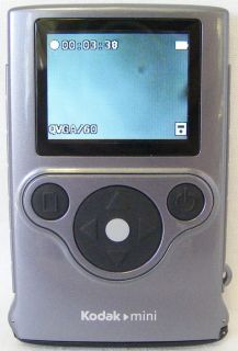 Kodak Mini Video Camera ZM1 with Memory Chip Rechargable Battery