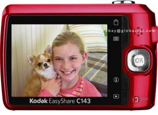Kodak EasyShare C143 12MP Digital Camera 4SD 5BONUS Red