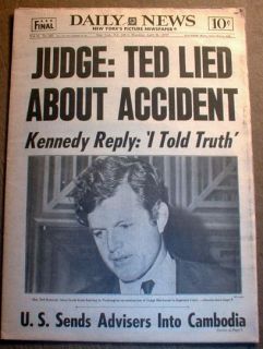 Ted Kennedy Lies Trial Mary Jo Kopechne Death Chappaquiddick