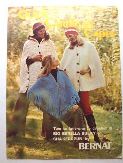 Knitting Crochet Patterns Quick Cardigan Capes