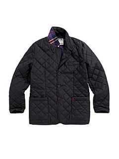 Joules Hillwood quilted jacket Black   