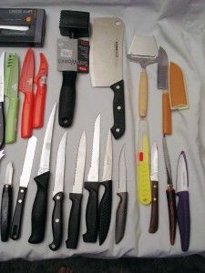 Kitchen Knives & Oneida, Wusthof, Henckels, Farberware, Kuhn Rikon NR