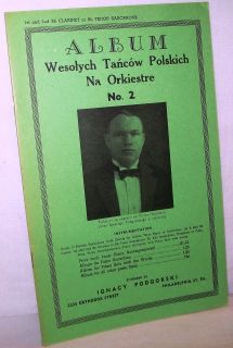 Vintage Album Wesolych Tancow Polskich Clarinet Saxophone 12 Pages