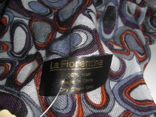 Shawl Wrap 1 Echo Design 1 La Fiorentina Rayon Wool Womens