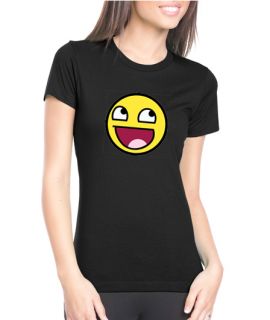 MSN Smiley Face Meme 4chan Next Level Tee Shirt