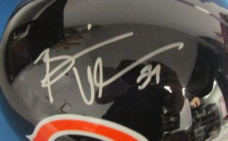 Brian Urlacher Bears Autographed Signed Full Size Replica Helmet JSA