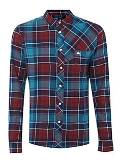 Quiksilver Long sleeved checked shirt Marine   