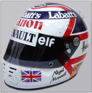 Nigel Mansell 1992 F1 Champion Replica Helmet Scale 1 1
