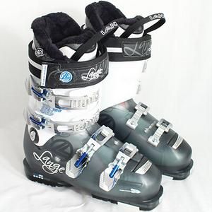 New Lange Exclusive RX 100 Ski Boots Womens 2012 Blk Wht