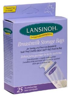 Lansinoh 20420 Breastmilk Storage Bags 25 Count Box