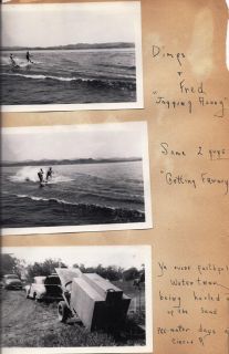 1944 Lake Elsinore CA album Water Ski, Apricot Orchard, 155 photos