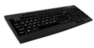 Large Big Letter USB Keyboard for Bad Vision Senior Computer Typing