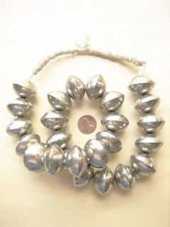 African Beads Large Nickel Silver Beads