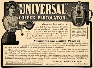 Universal Coffee Percolator Landers Frary Clark   ORIGINAL ADVERTISING