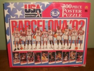 NBA Basketball Dream Team Puzzle Michael Jordan Larry Bird Toy