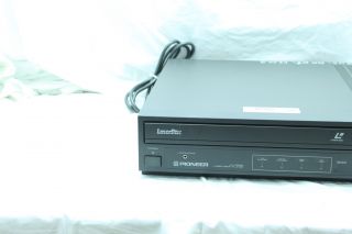 Laservision LD V2200 CX System Laserdisc Player Used as Is