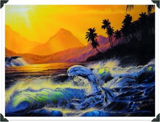 Seaside Romance Christian Lassen Disney Art $5 800 COA
