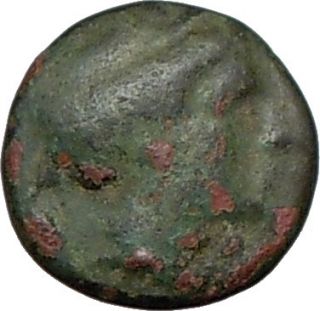 Larissa Thessaly 360BC RARE Authentic Genuine Ancient Greek Coin Nymph