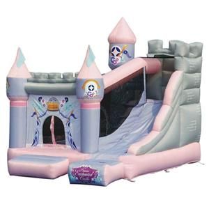 Enchanted Castle Inflatable Bounce House with Slide by Kidwise