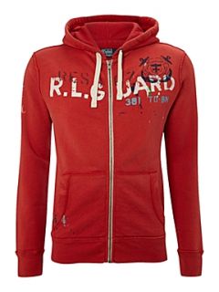 Polo Ralph Lauren Zip through lifeguard sweater Red   