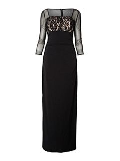 JS Collections Sleeveless evening dress Black   House of Fraser