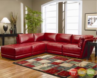 Contemporary Leather Sectional Sofa