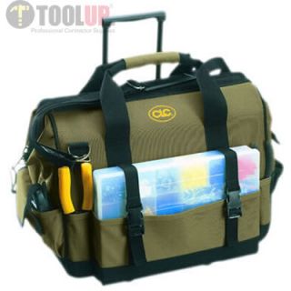 Custom Leather Craft 1168 18 42 Pocket Sideglide Roller Bag